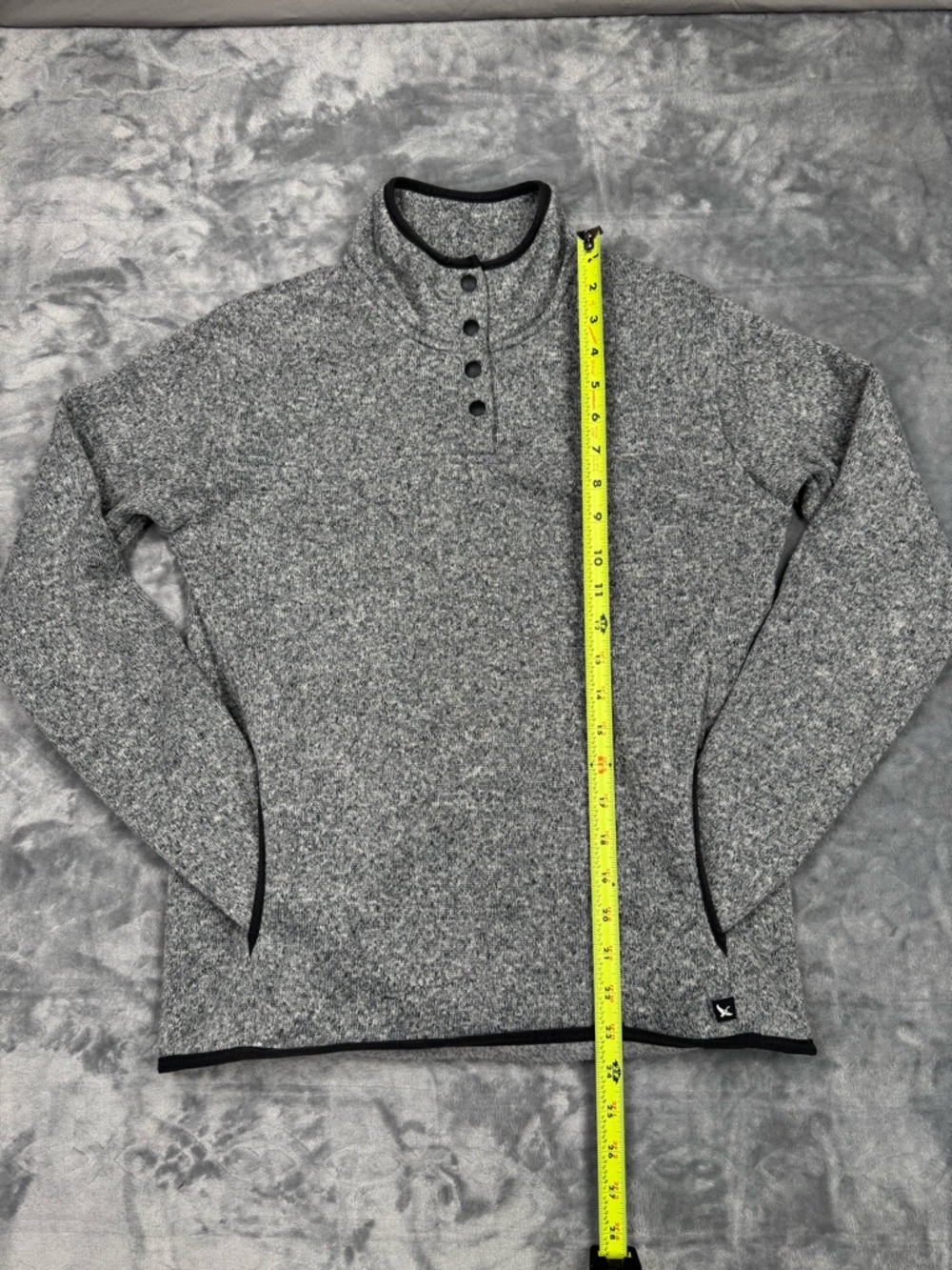Eddie Bauer Gray Buttoned Crewneck Sweater - Picture 7 of 10